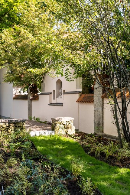 Einladende Südterrasse