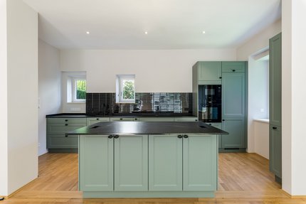 Neu eingebaute Küche