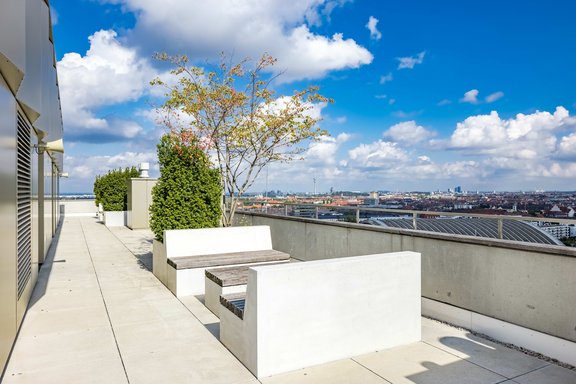 Sitzmöglichkeiten mit Ausblick