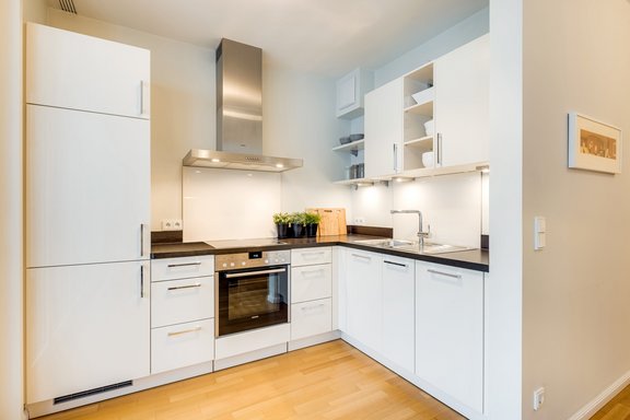 Zeitlos-moderne Einbauküche