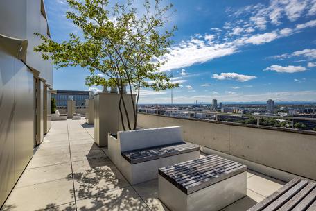 Exclusive 2-room apartment with spacious rooms and roof garden