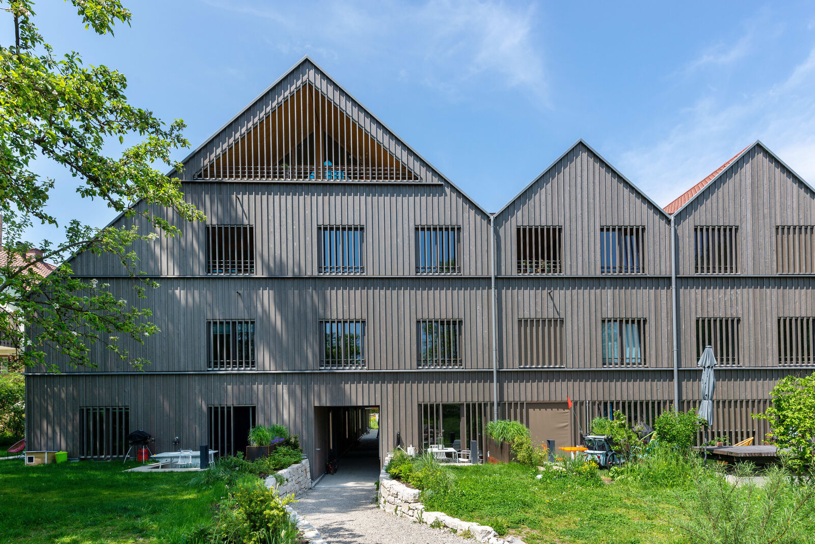 Geradlinige Architektur