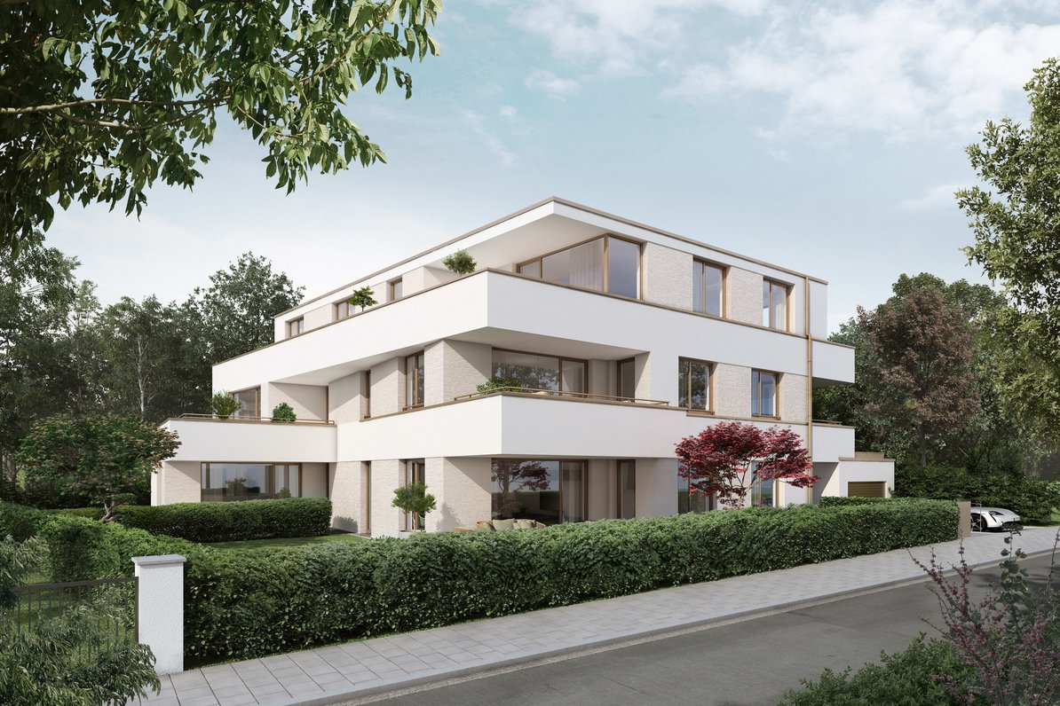 New-build property with timeless architecture