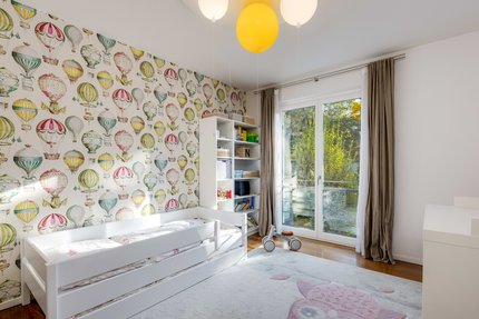 Eines der zwei Kinderzimmer