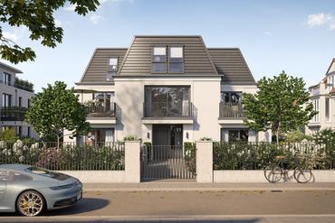 Neubau: Exklusive 4-Zimmer-Wohnung mit großem Balkon und Ausblick ins Grüne