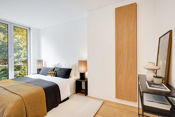 Masterschlafzimmer mit Einbauten