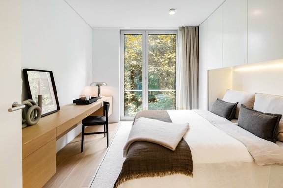 Insgesamt drei Schlafzimmer