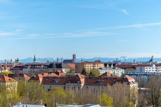 Far-reaching views as far as the Alps