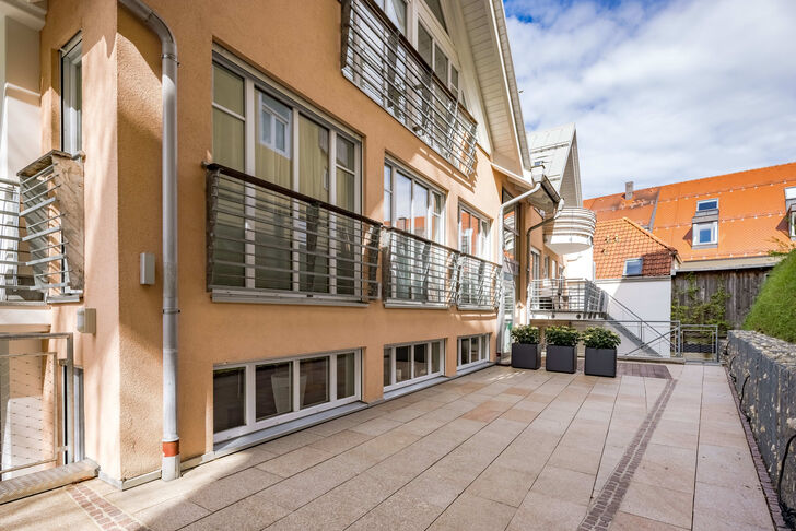 Umlaufende Terrasse