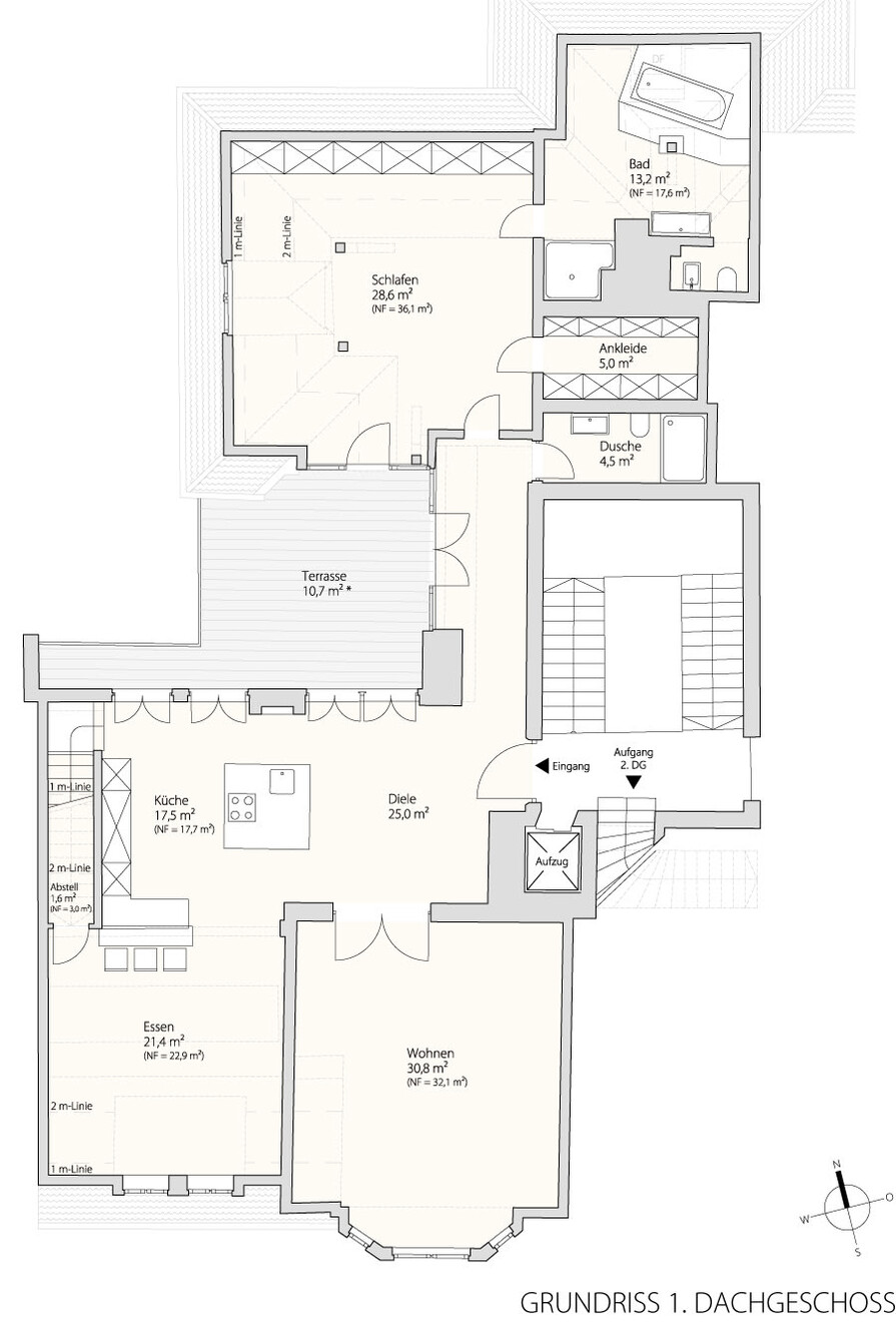 Grundriss 1 DG