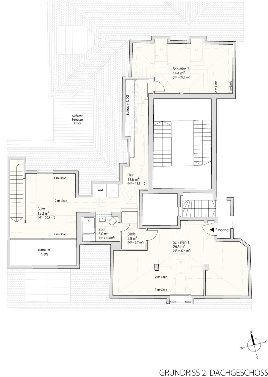 Grundriss 2 DG