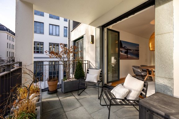 Süd-Loggia zum Innenhof