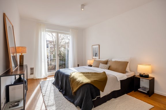 Schlafzimmer mit Ankleide