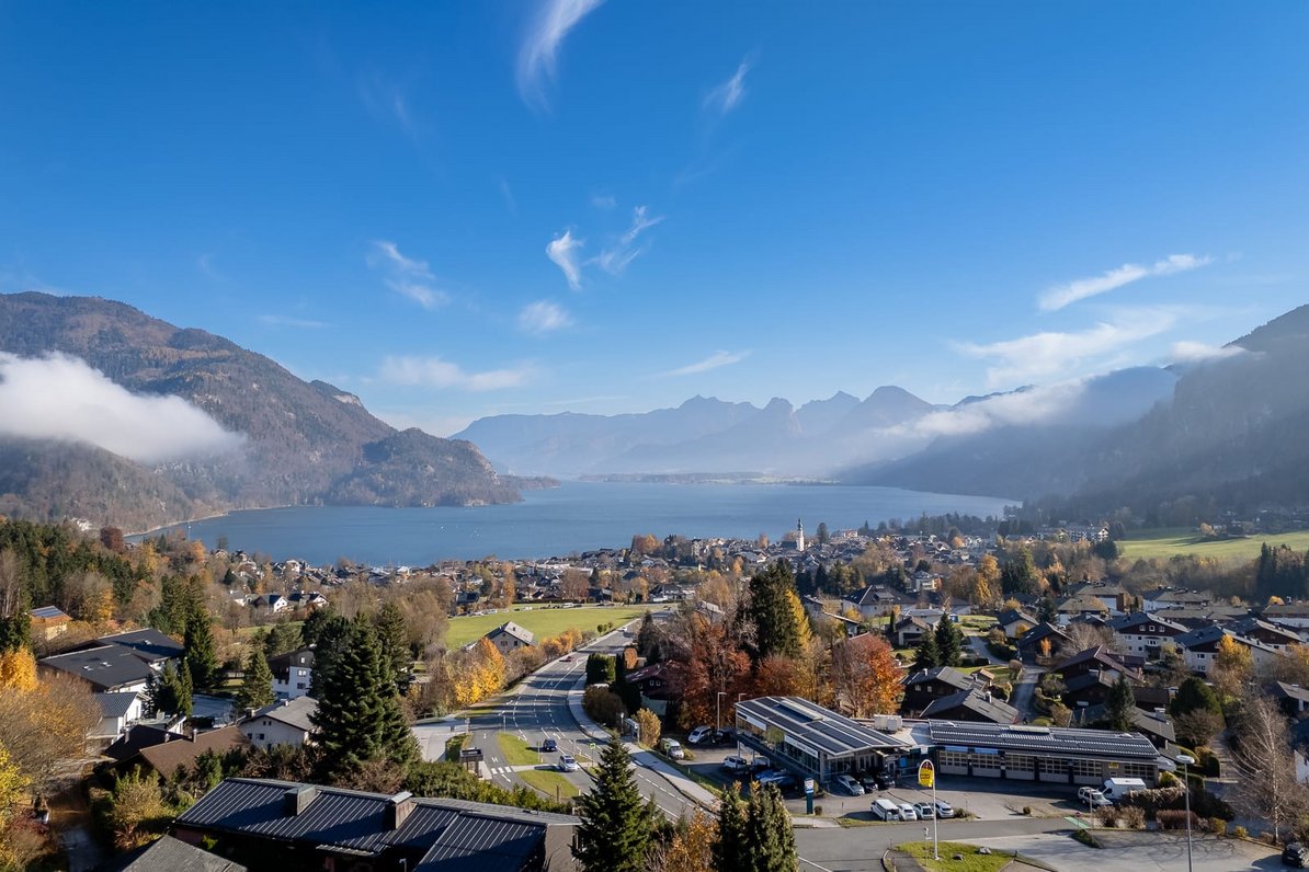 Life above Lake Wolfgang