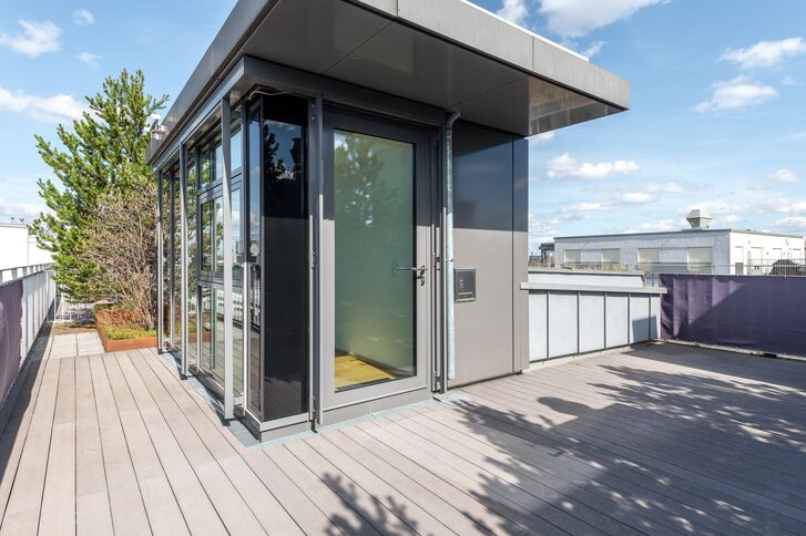 Stunning rooftop terrace