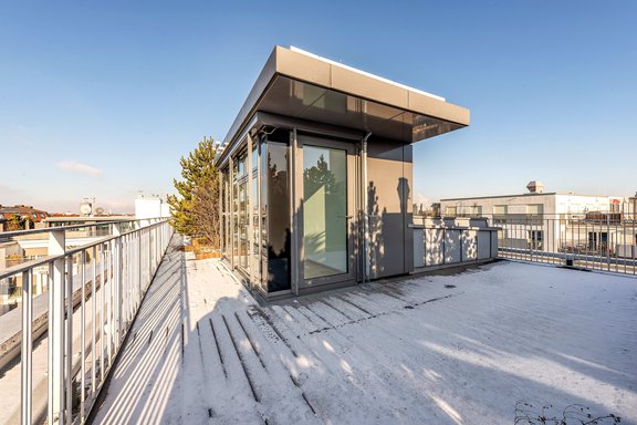 Beindruckende Dachterrasse