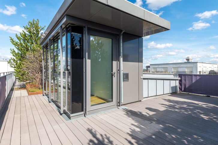Beindruckende Dachterrasse