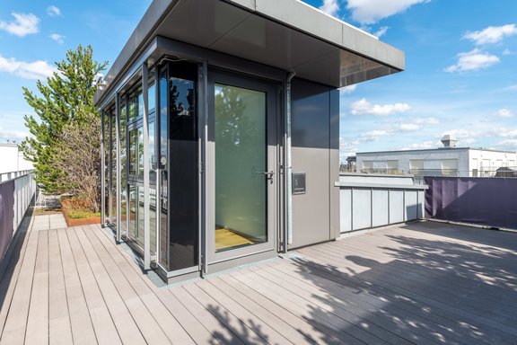 Beindruckende Dachterrasse