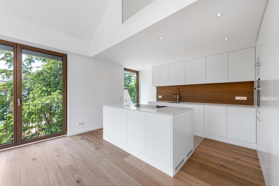 Offen gestaltete Küche