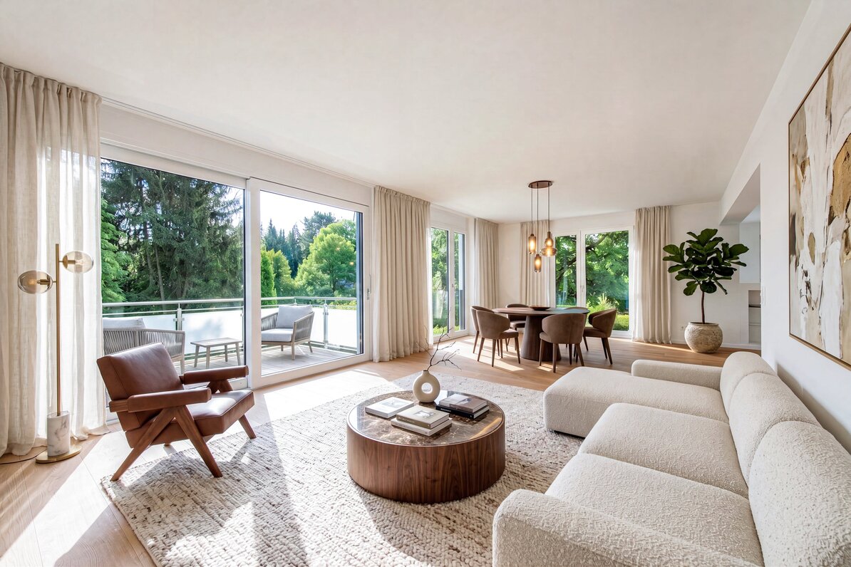 Living (virtually furnished)