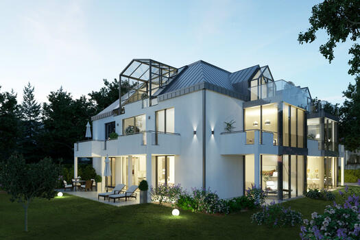 House view - housing estate