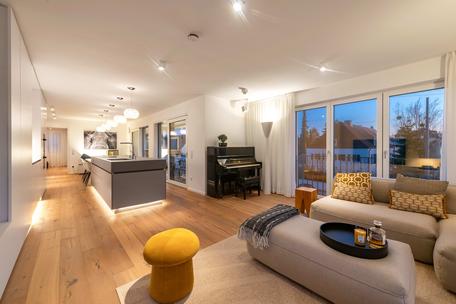 Cooles Wohlfühlambiente: Familiengerechte 4-Zimmer-Wohnung mit Design-Ästhetik