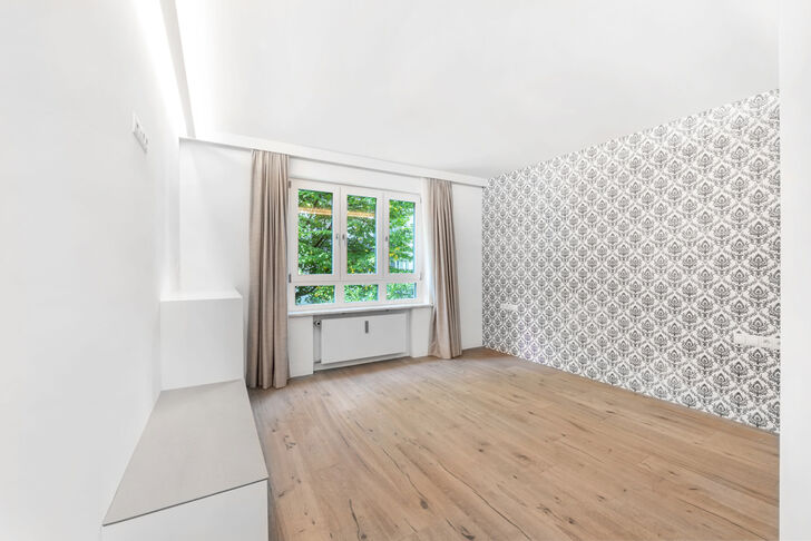 Schlafzimmer mit Hofausrichtung