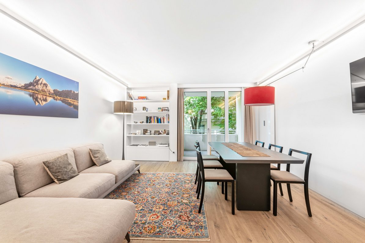Livingbereich mit Loggia