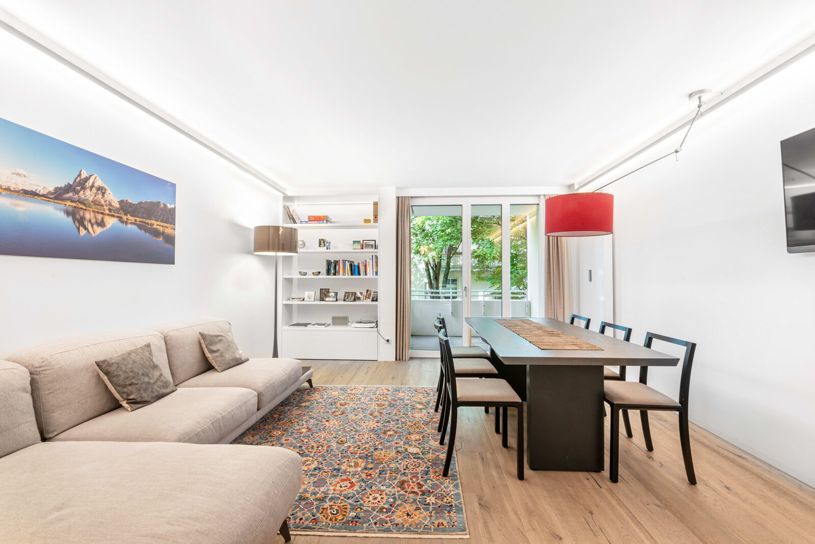 Livingbereich mit Loggia