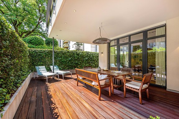 Geschützter Freisitz