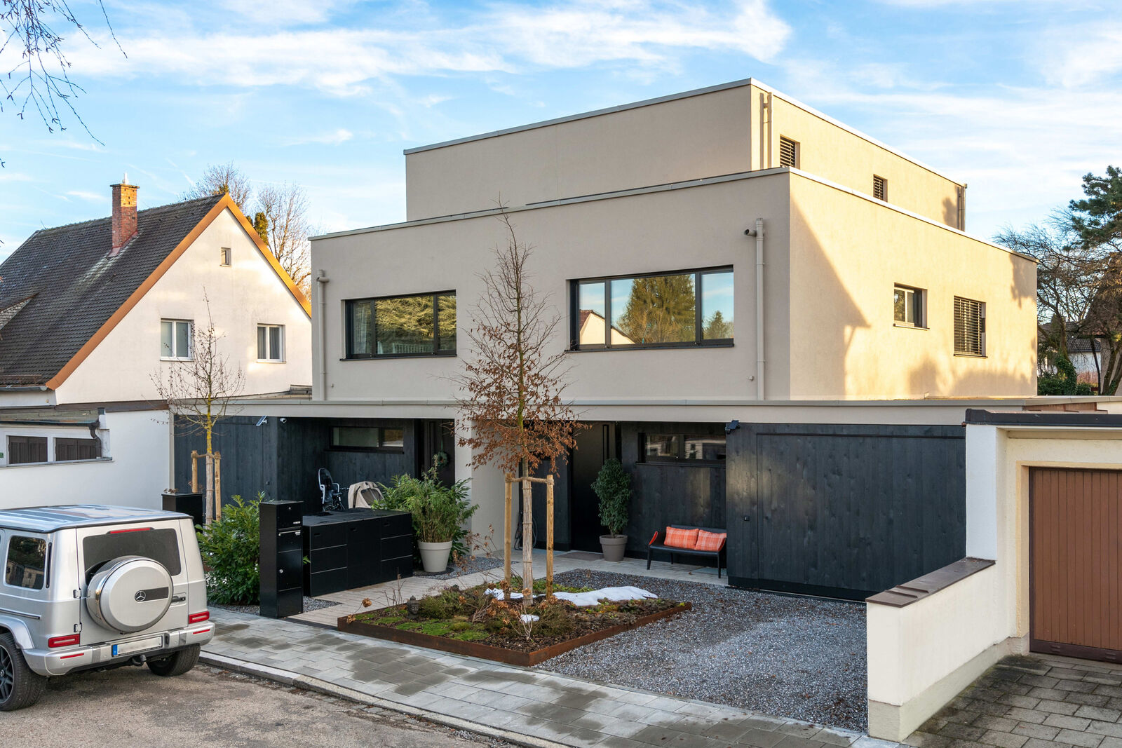 Moderne Doppelhaushälfte