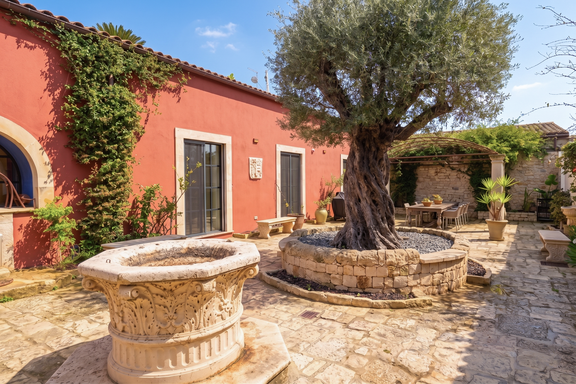 Patio in traditioneller Atmosphäre