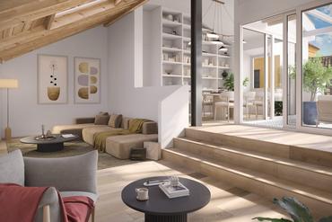 Exklusive Wohnung in restauriertem, historischem Gebäude im Herzen Malagas