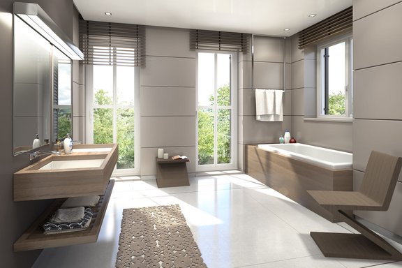 Visualization bathroom