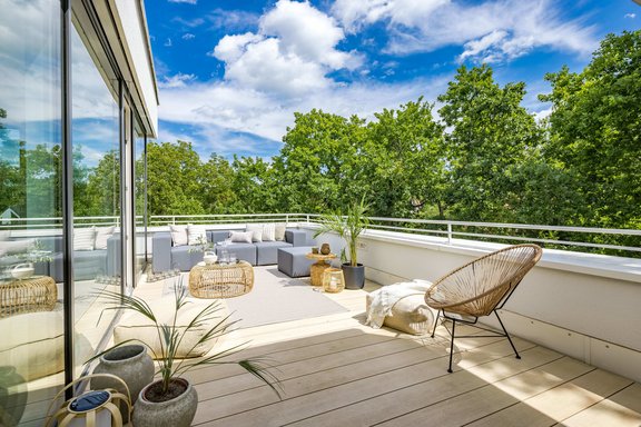 Bezaubernde Dachterrasse