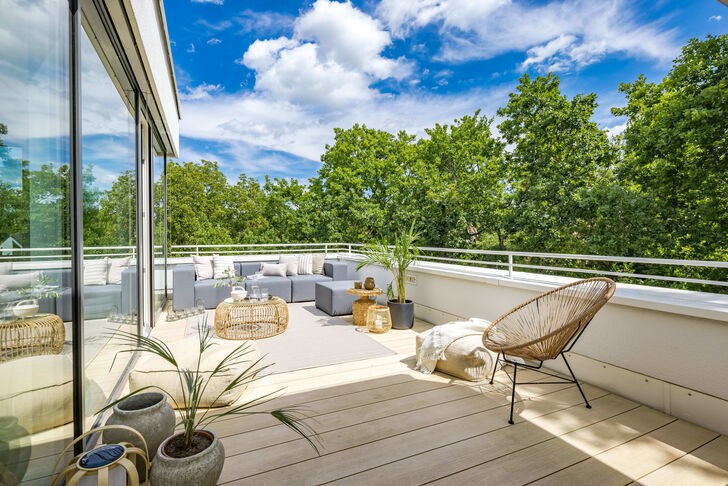 Bezaubernde Dachterrasse
