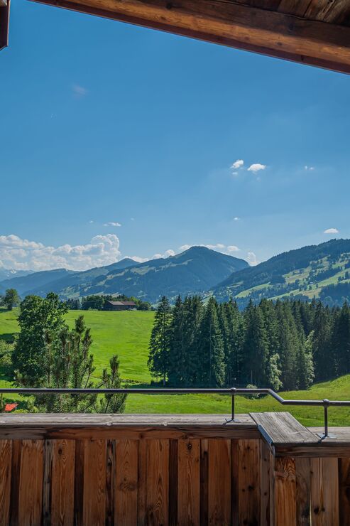 Blick bis in die Hohen Tauern