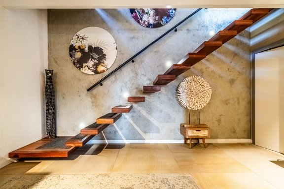 Sculptural staircase