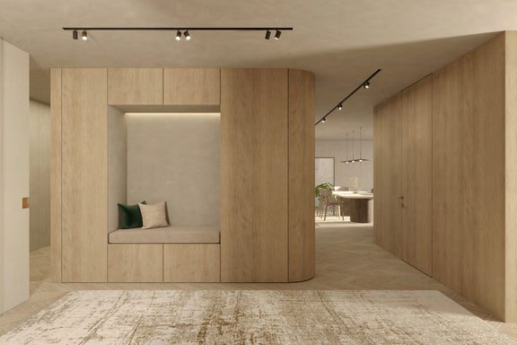 Spacious entrance area/ visualization