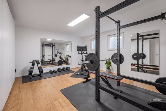 Fitnessraum im Untergeschoss