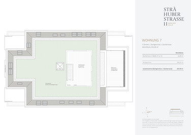 Grundriss Dachterrasse