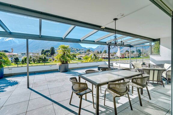 Panoramic terrace with a spacious lounge atmosphere