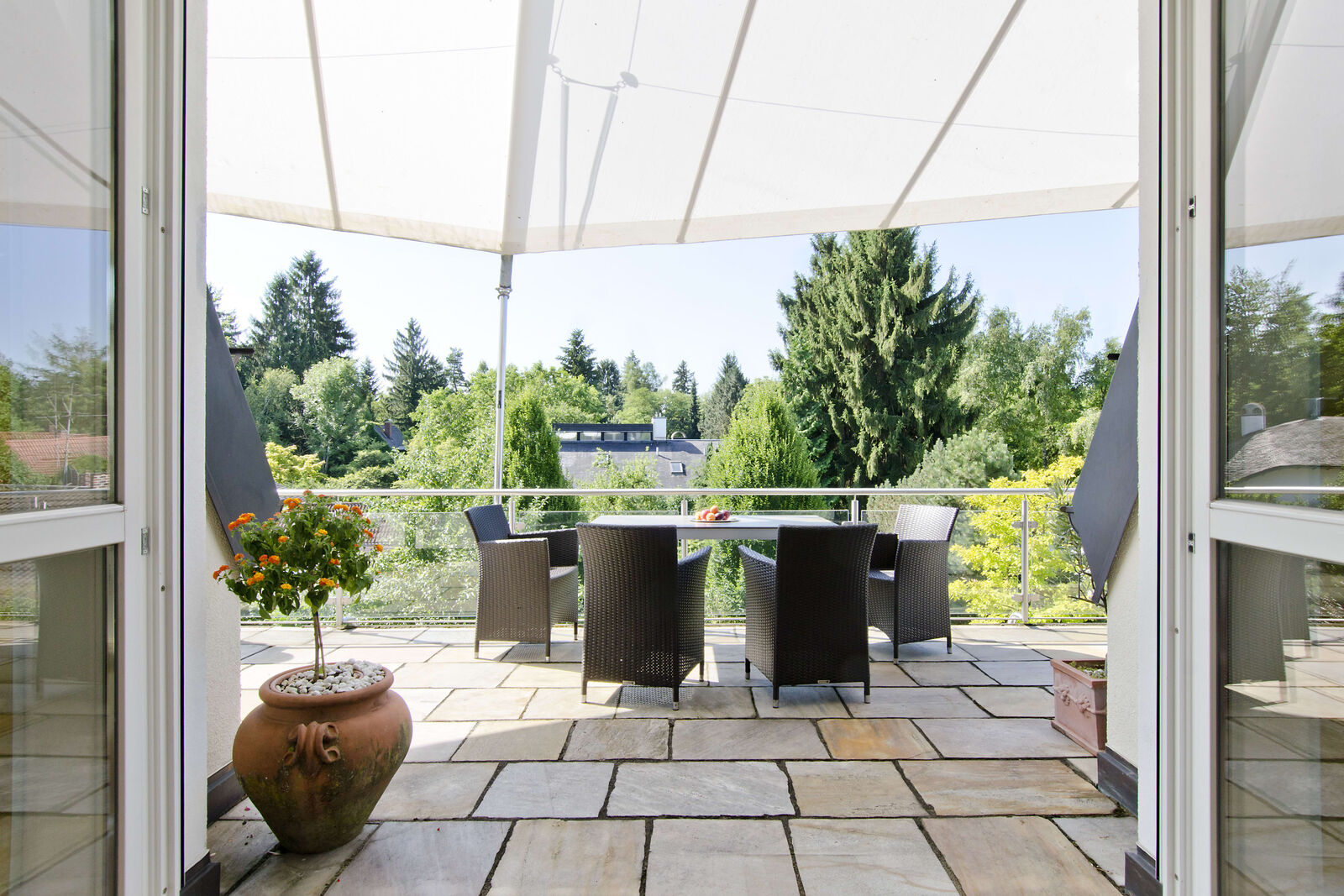 Herrliche Süd-Dachterrasse
