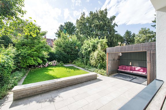 Terrasse mit Südwest-Ausrichtung