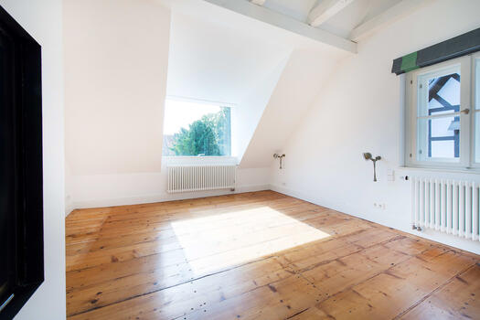 Attic bedroom