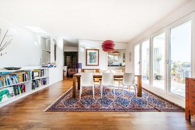 Exquisite 4-room maisonette in historic palace with terrace, alpine view and concierge