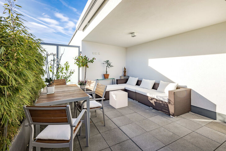 Großzügige Dachterrasse