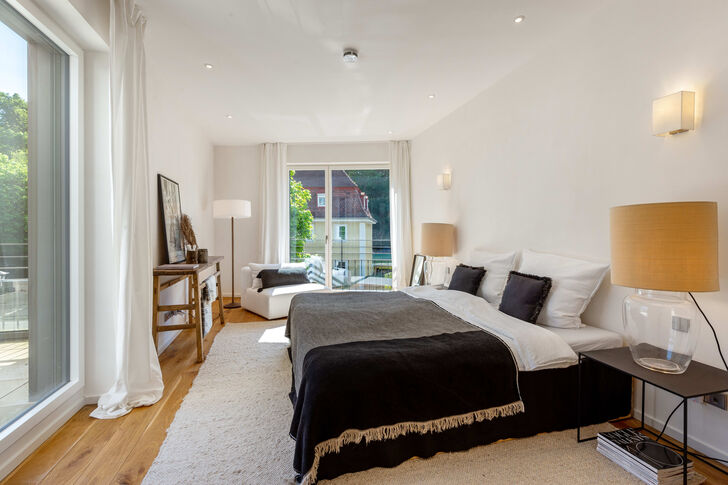 Helles Schlafzimmer