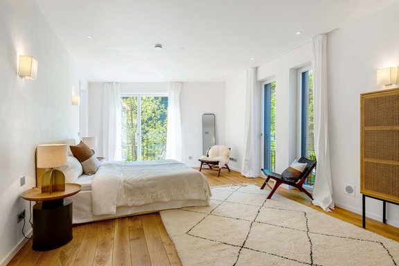 Großzügiger Masterbereich