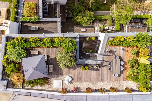 Rooftop mit Privatsphäre